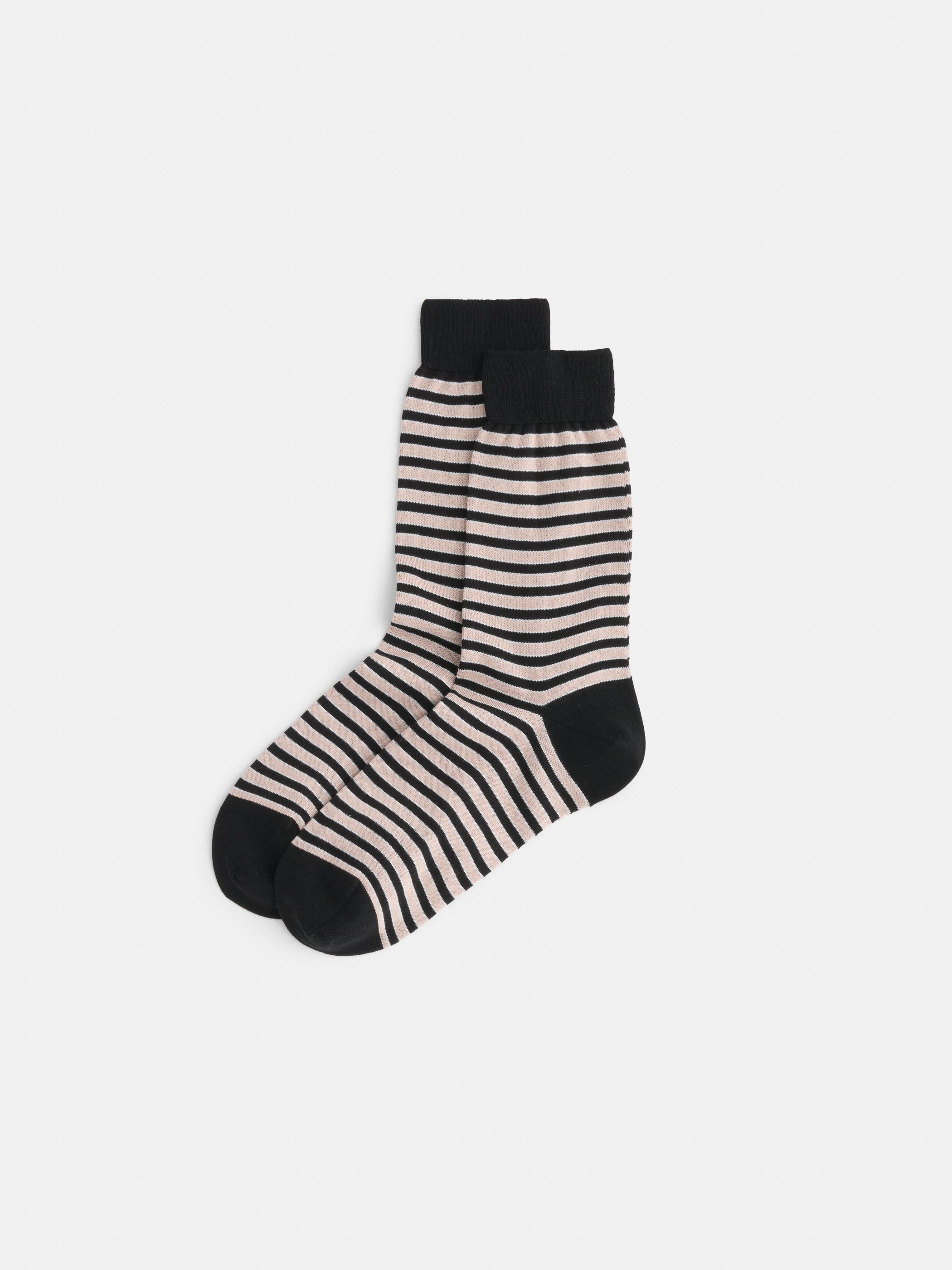 Maria La Rosa Striped Socks for Women - Comfortable Cotton Crew Socks - Perfect for Casual Wear, Workouts & Everyday Use