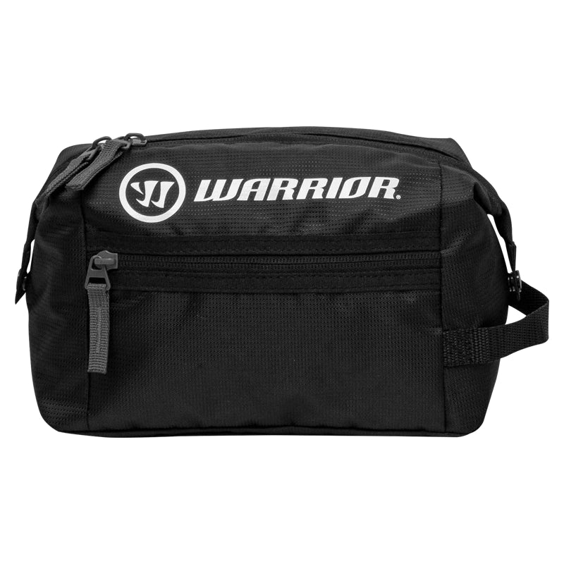Warrior Core Toiletry Bag for Men & Women - Waterproof Travel Cosmetic Organizer with Hanging Hook - Perfect for Gym, Camping & Business Trips (Black)