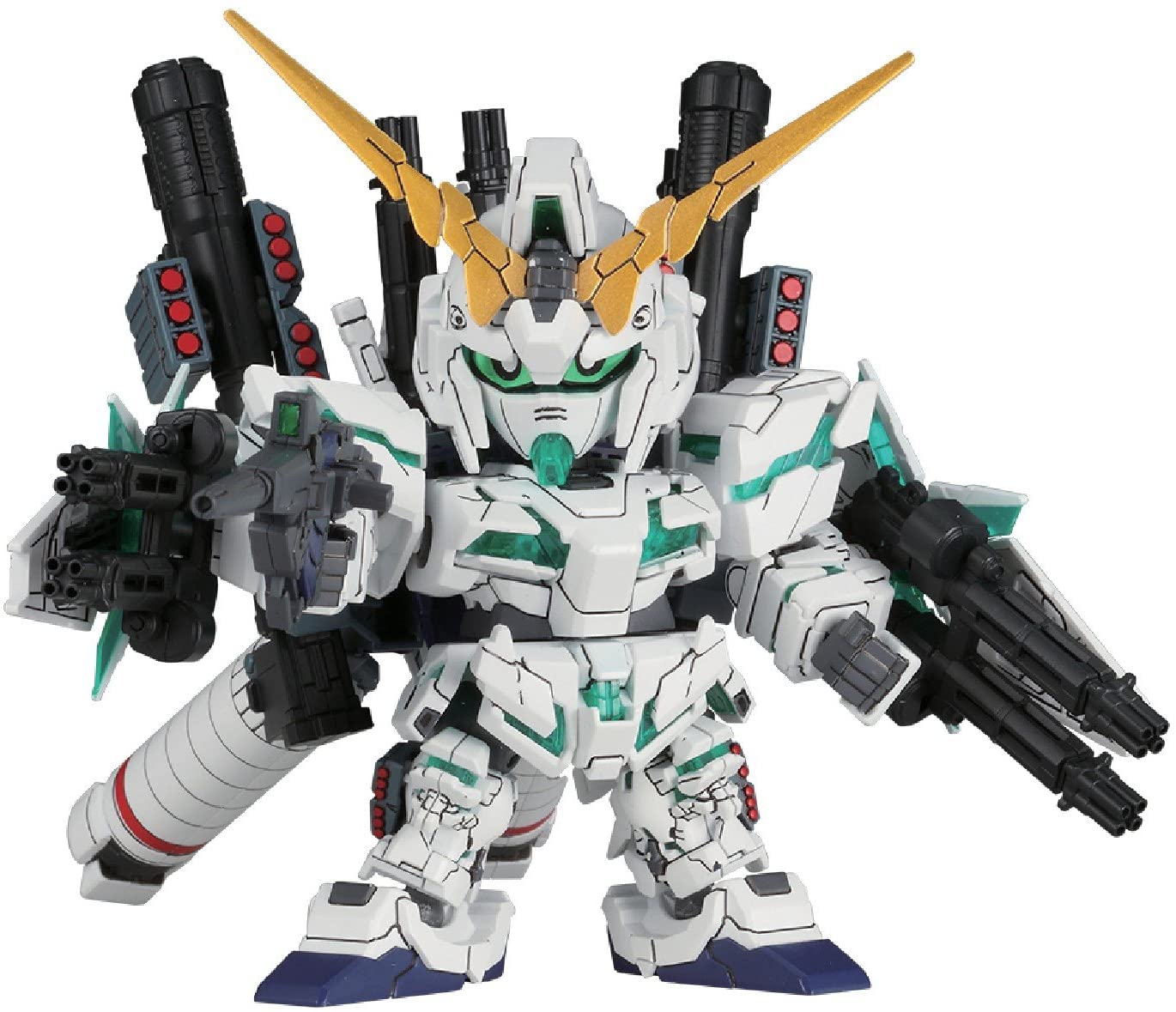 Bandai BB#390 Full Armor Unicorn Gundam UC Model Kit - High-Quality SD Gundam Plastic Model for Collectors & Hobbyists - Perfect for Display, Gifts & Anime Fans