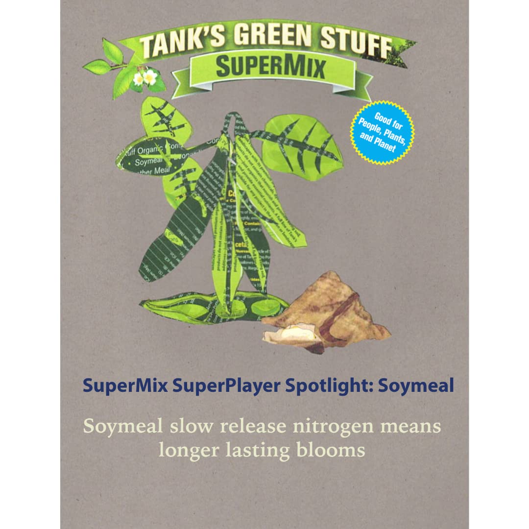 Tank's Green Stuff 100% Organic SuperMix Fertilizer 10 lb - Premium Plant Food for Vegetables, Flowers & Lawns | Ideal for Indoor Potted Plants, Outdoor Gardens & Hydroponics