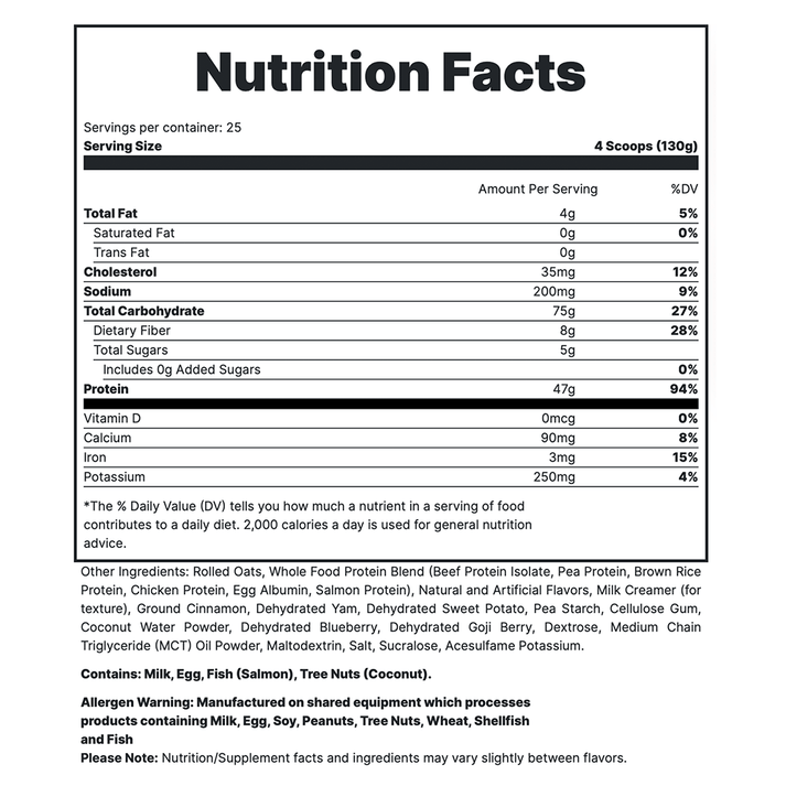 Redcon1 MRE Meal Replacement Powder - 25 Servings | High Protein, Nutrient-Rich for Fitness & Survival | Perfect for Camping, Hiking & Emergency Preparedness
