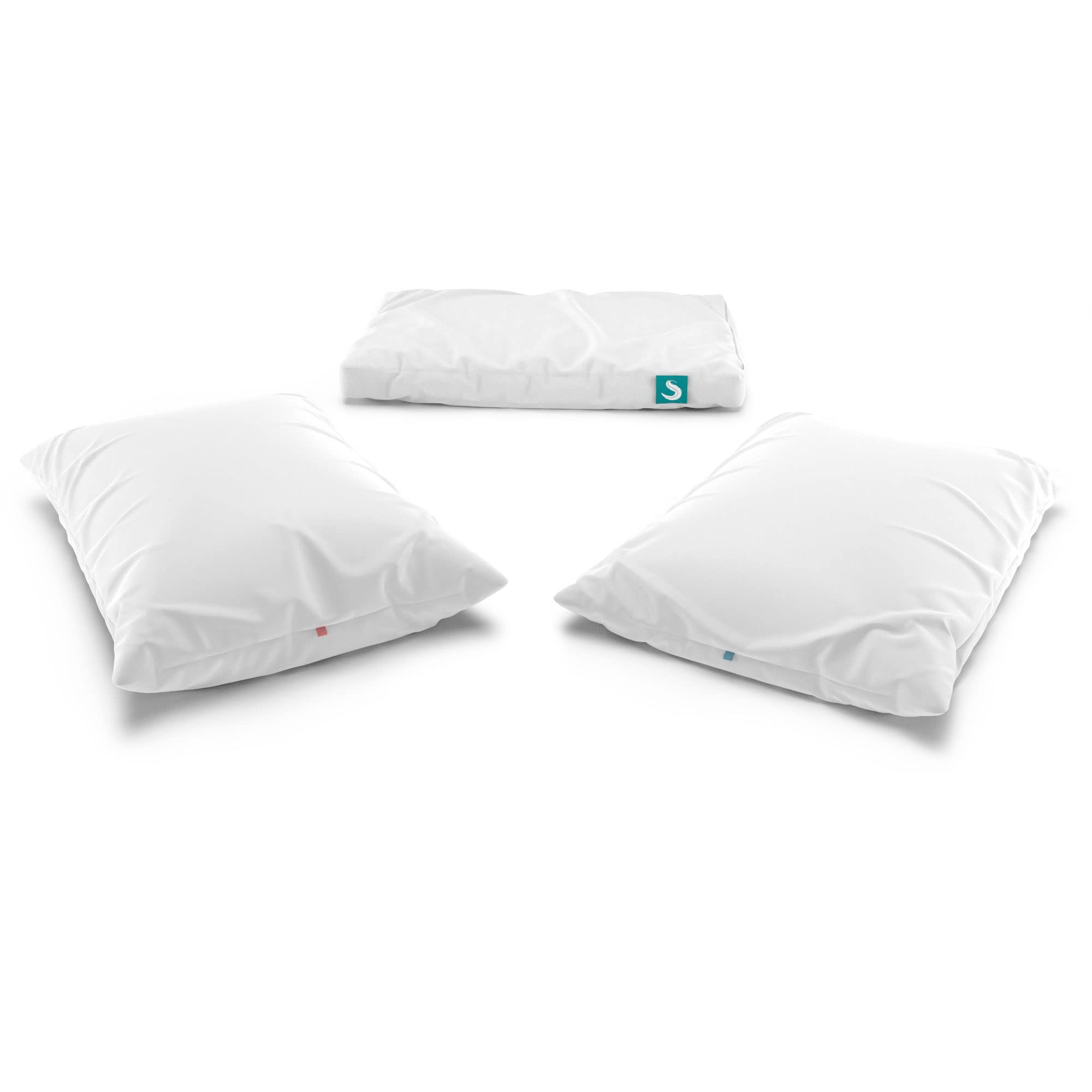 Sleepgram 2 Pack Cooling Pillows for Side, Back & Stomach Sleepers - King Size Bed Pillows with Removable Washable Cover - Perfect for Hot Sleepers & Night Sweat Relief