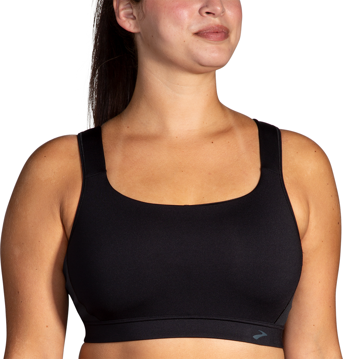 Women's Convertible 2.0 Sports Bra - Adjustable Straps, Breathable Fabric for Yoga, Running & Gym Workouts (Black)