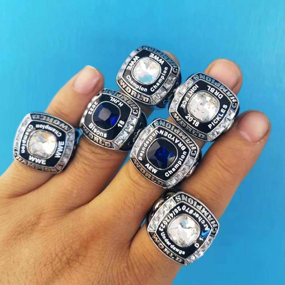 Custom Championship Rings for Football, Baseball, Basketball, Esports, Softball & Hockey - Personalized Team Sports Rings for College, University & High School - Fantasy Sports & Class Rings - Perfect for Trophy Awards, Team Celebrations & Championship Events