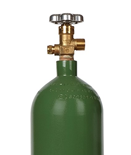 20 cu ft Steel Oxygen Cylinder with CGA540 Valve - Medical & Industrial Grade Portable Oxygen Tank for Welding, Emergency Use & Home Healthcare