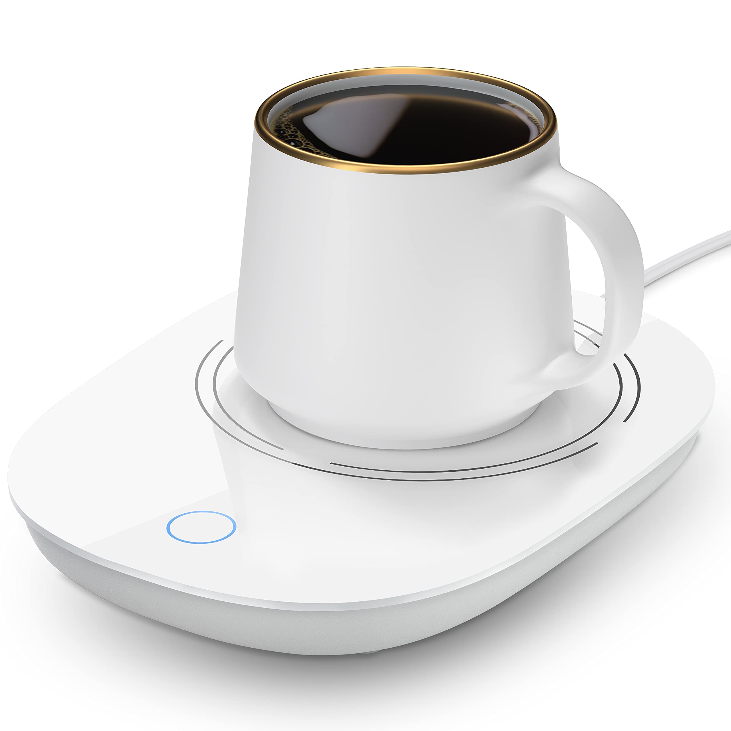 Automatic Gravity Sensor Coffee Cup Warmer with Auto On/Off - Perfect for Desk, Tea, Water & Milk - Ideal for Office, Home & Travel Use