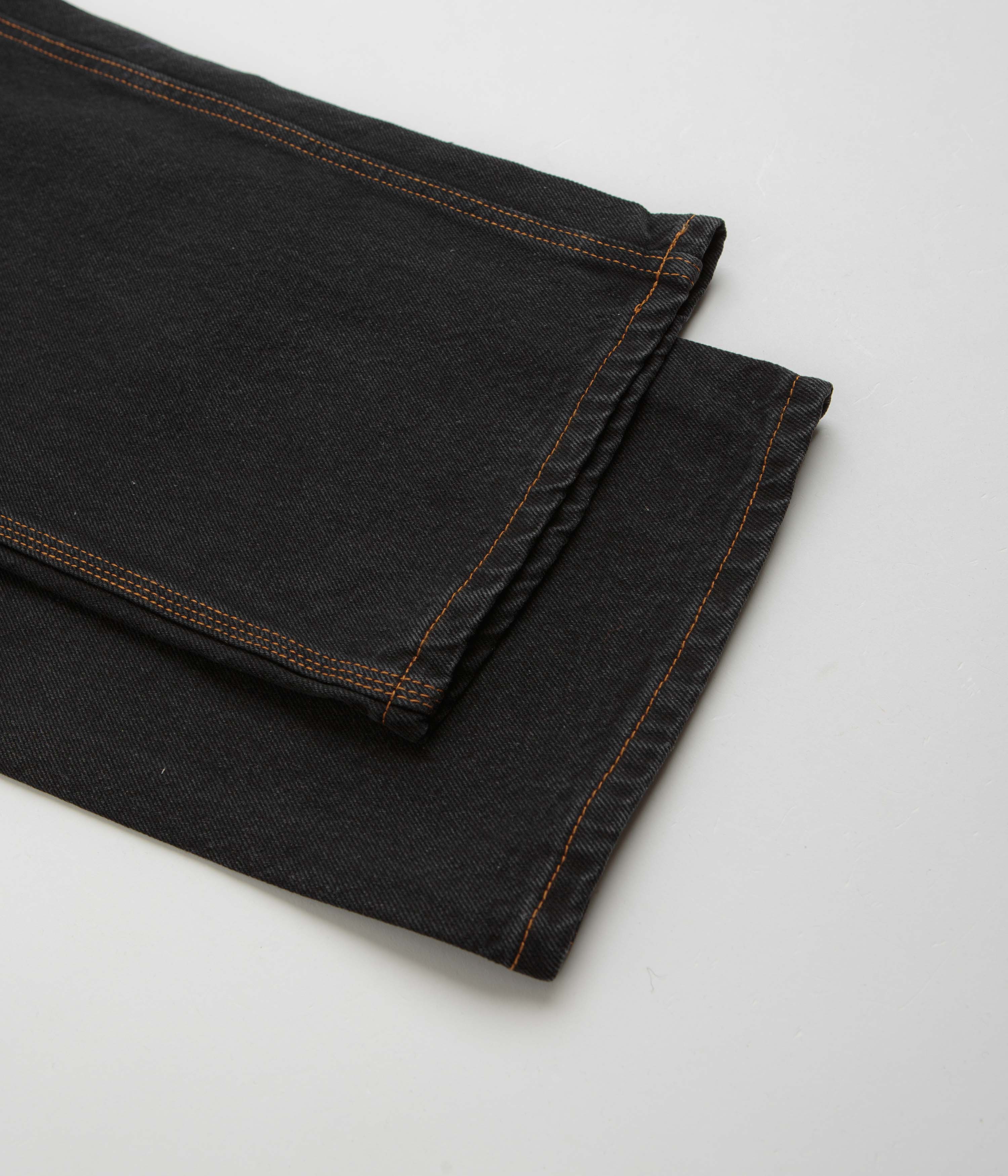 Butter Goods Relaxed Fit Washed Black Jeans for Men | Comfortable Casual Denim Pants for Everyday Wear & Street Style