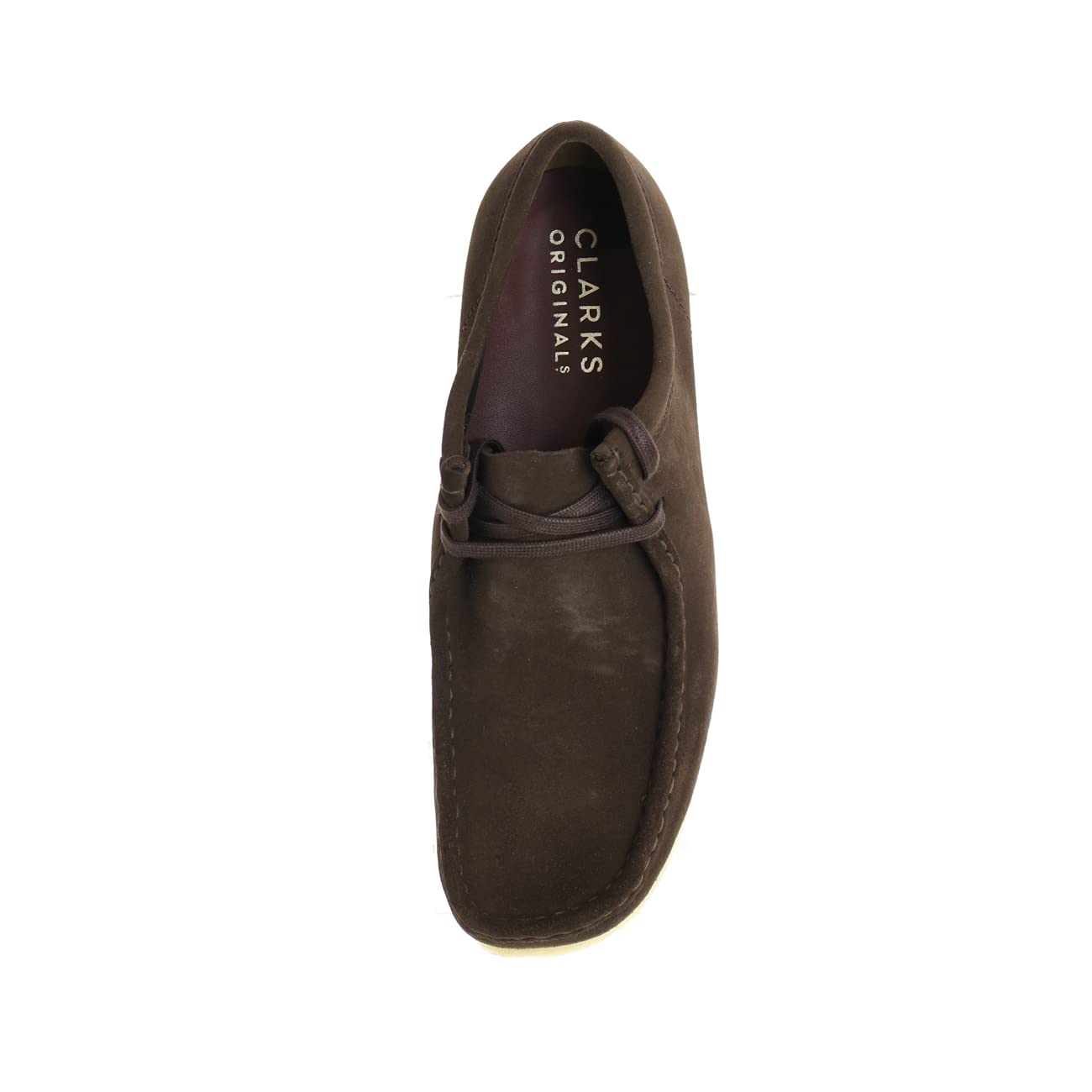 Clarks ORIGINALS Men's Wallabee Suede Dark Brown Casual Shoes Size 9 US - Comfortable Loafers for Work, Travel & Everyday Wear