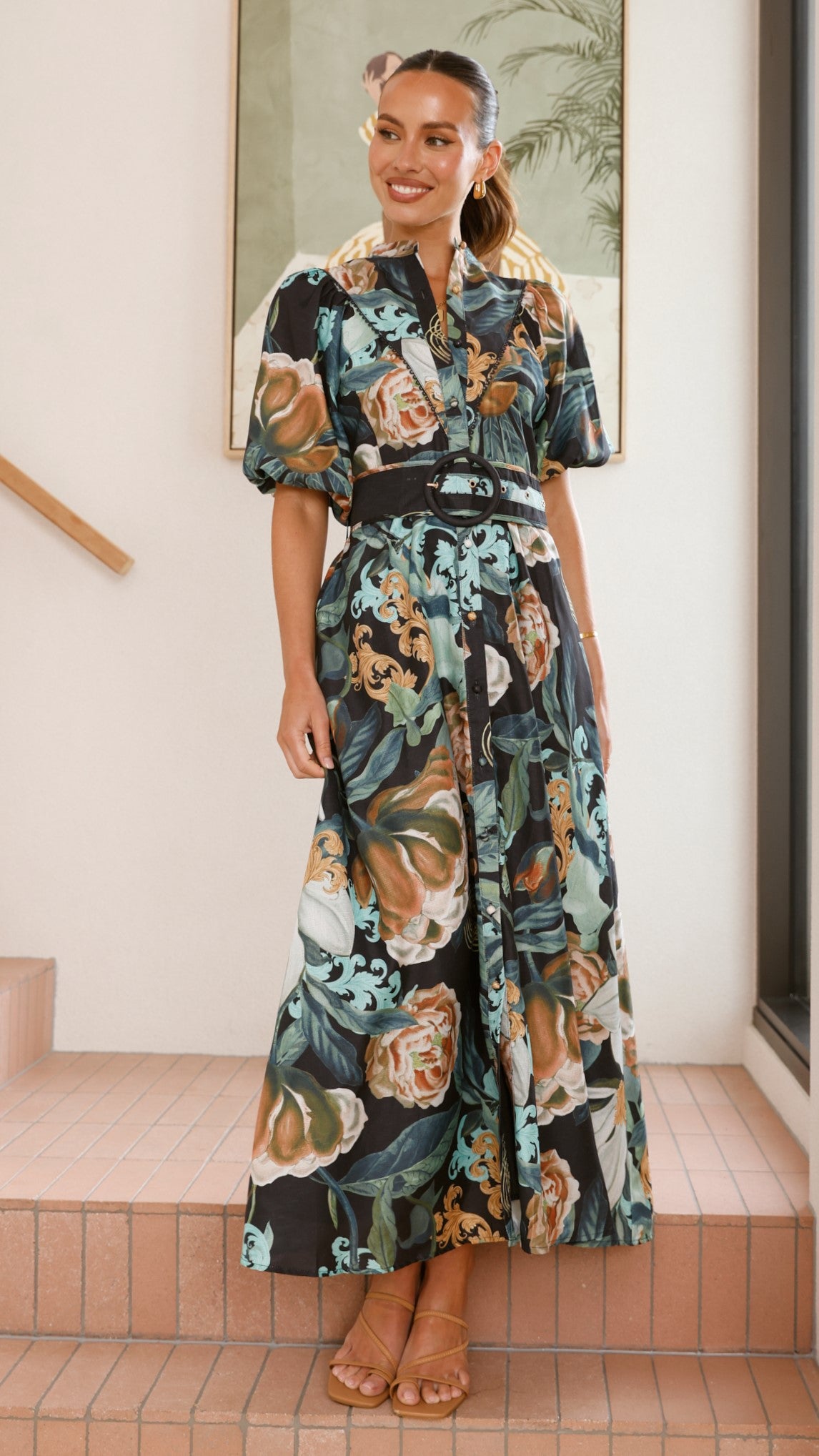 Hedley Maxi Dress for Women - Elegant Black Long Flowy Dress for Summer, Beach, Parties & Casual Wear