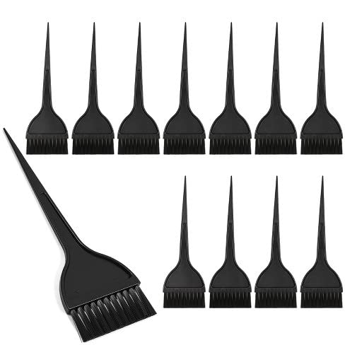 MAPLE Professional Mehndi & Hair Dye Brush - Long Tail Mixing Brush for Hair Coloring, Hair Masks & Face Masks - Applicator Brush for Men & Women (6 Pack) - Perfect for Salon, Home Hair Care & DIY Beauty Treatments