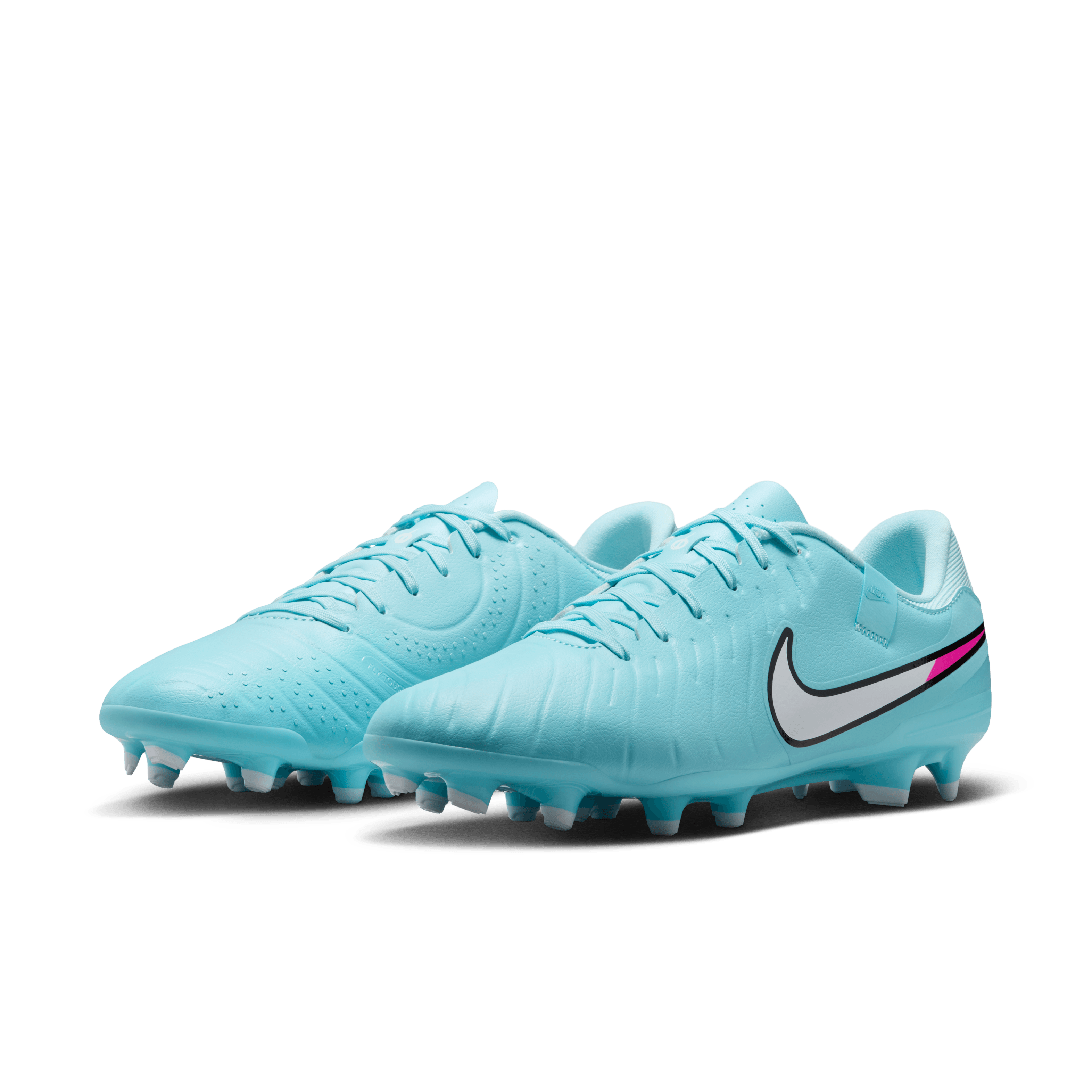 Nike Tiempo Legend 10 Academy FG/MG Soccer Cleats for Men - Copa/White Color - Perfect for Turf and Artificial Grass Fields - Ideal for Training and Match Play