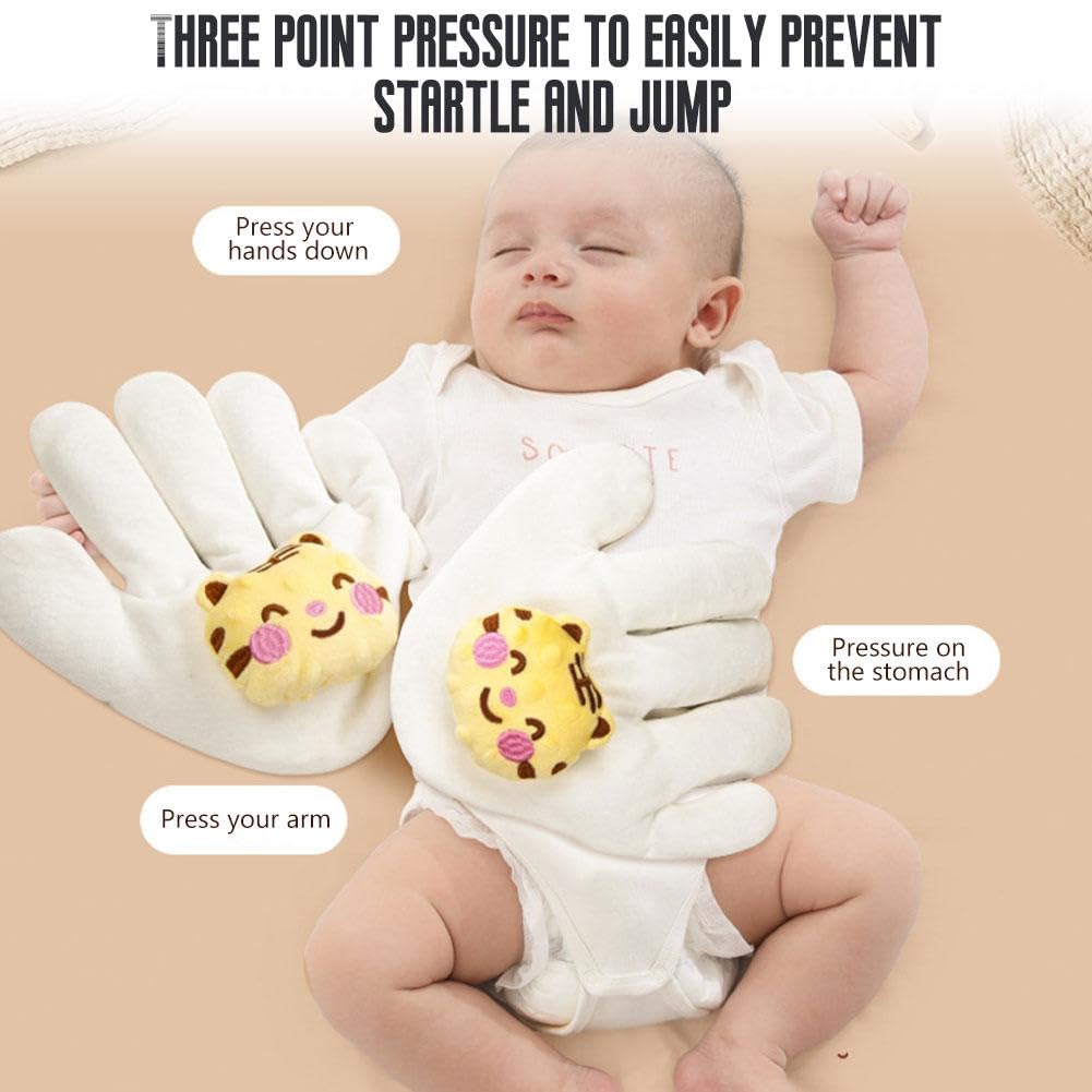 Electric Baby Soothing Palm Toy - Cute Cartoon Sleep Aid & Calming Hand Pillow for Infants | Perfect for Bedtime, Naptime & Travel to Help Babies Fall Asleep Faster