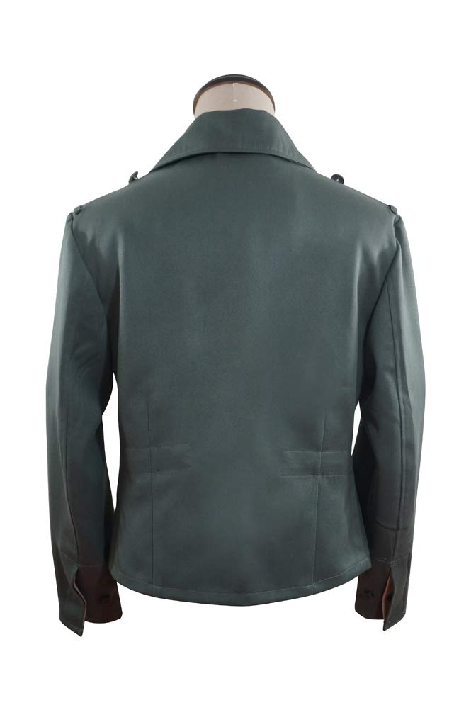 WWII German Elite Assault Gunner Gabardine Wrap Jacket - Authentic WWII Military Uniform for Reenactment & Collectors - Perfect for Historical Events, Cosplay & Movie Costumes