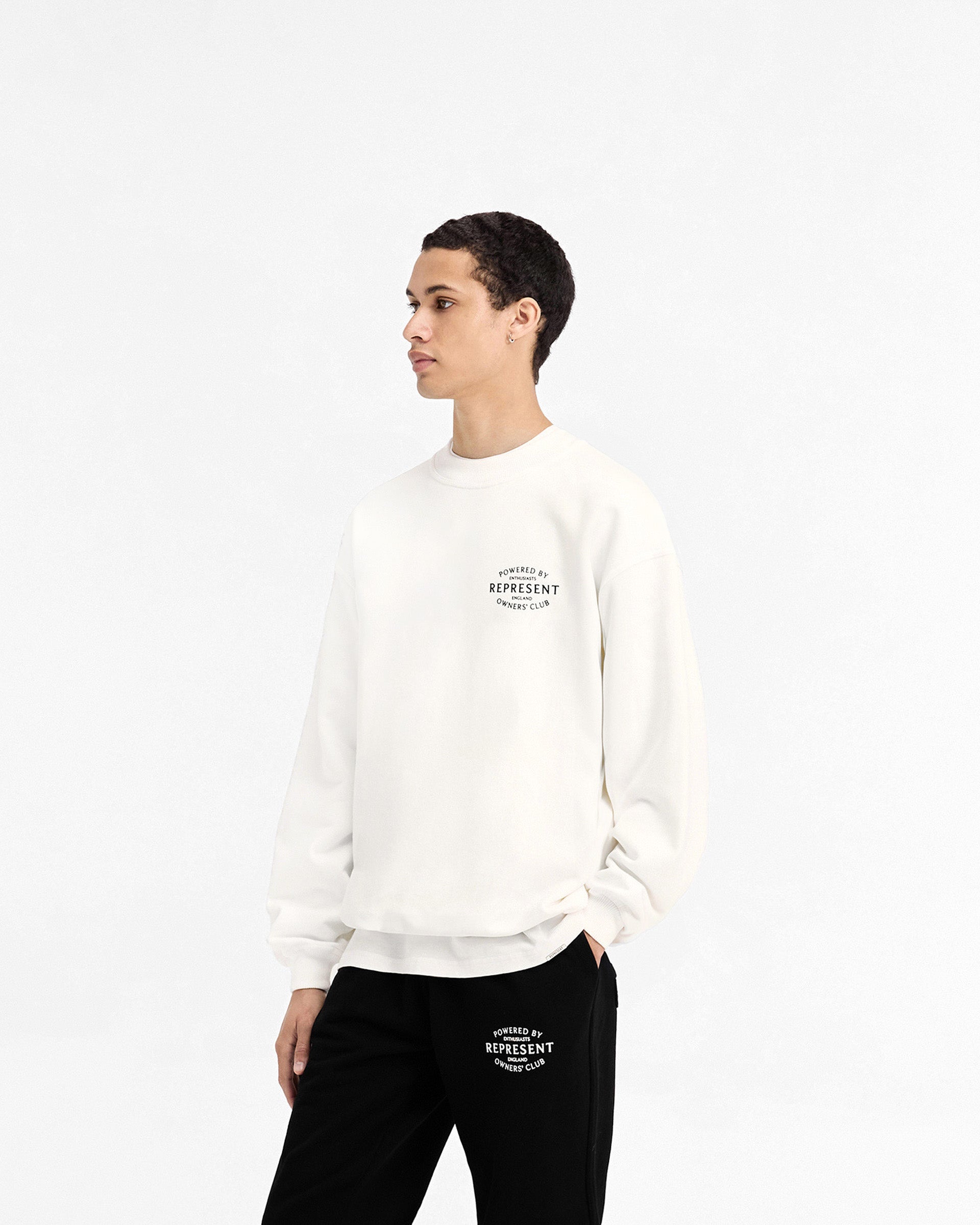 Represent Owners Club Stamp Sweater - Premium Cotton Crewneck Pullover for Men & Women | Streetwear Fashion, Casual Comfort | Perfect for Urban Outfits, Lounge Wear & Cool Weather