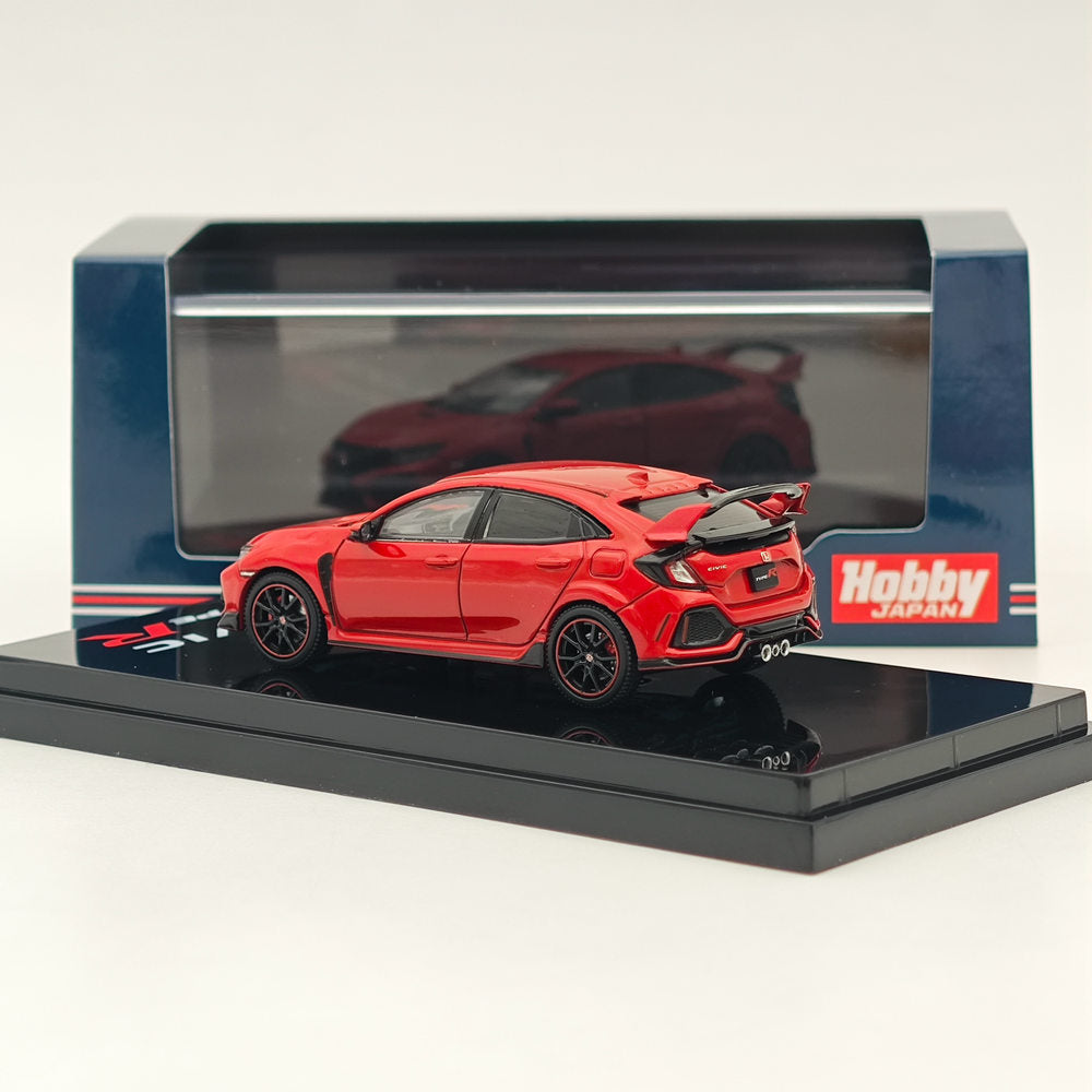 1/64 Scale Honda Civic Type R FK8 2017 Diecast Model Car with Detailed Engine Display - Collectible Miniature for Car Enthusiasts & Perfect Gift for Racing Fans
