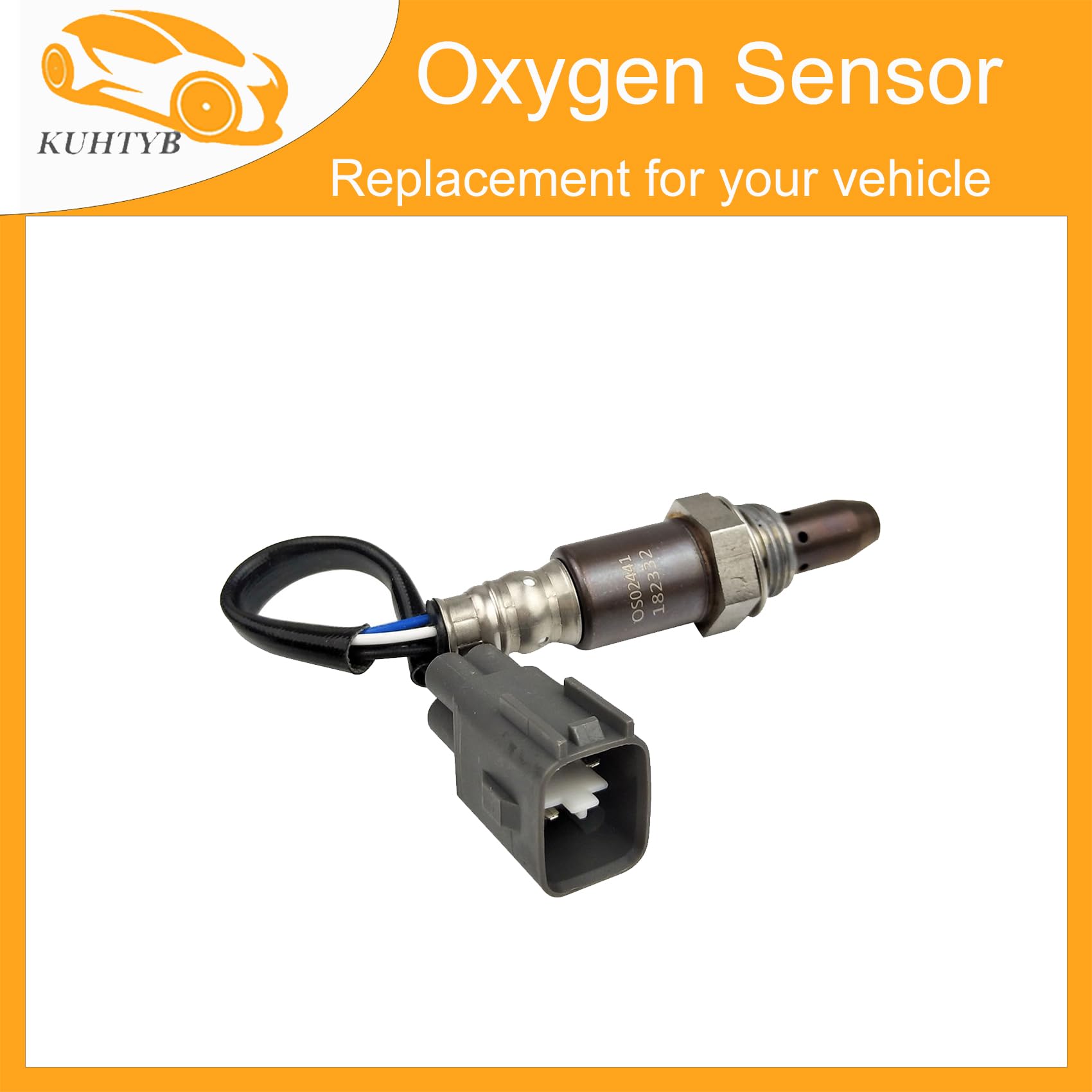 Upstream & Downstream Oxygen Sensor Replacement for TOYOTA SEQUOIA 2010-2012 4.6L V8 - Compatible with Front & Rear O2 Sensors - Improves Engine Performance & Fuel Efficiency (Perfect for Off-Roading, Towing & Daily Commuting)