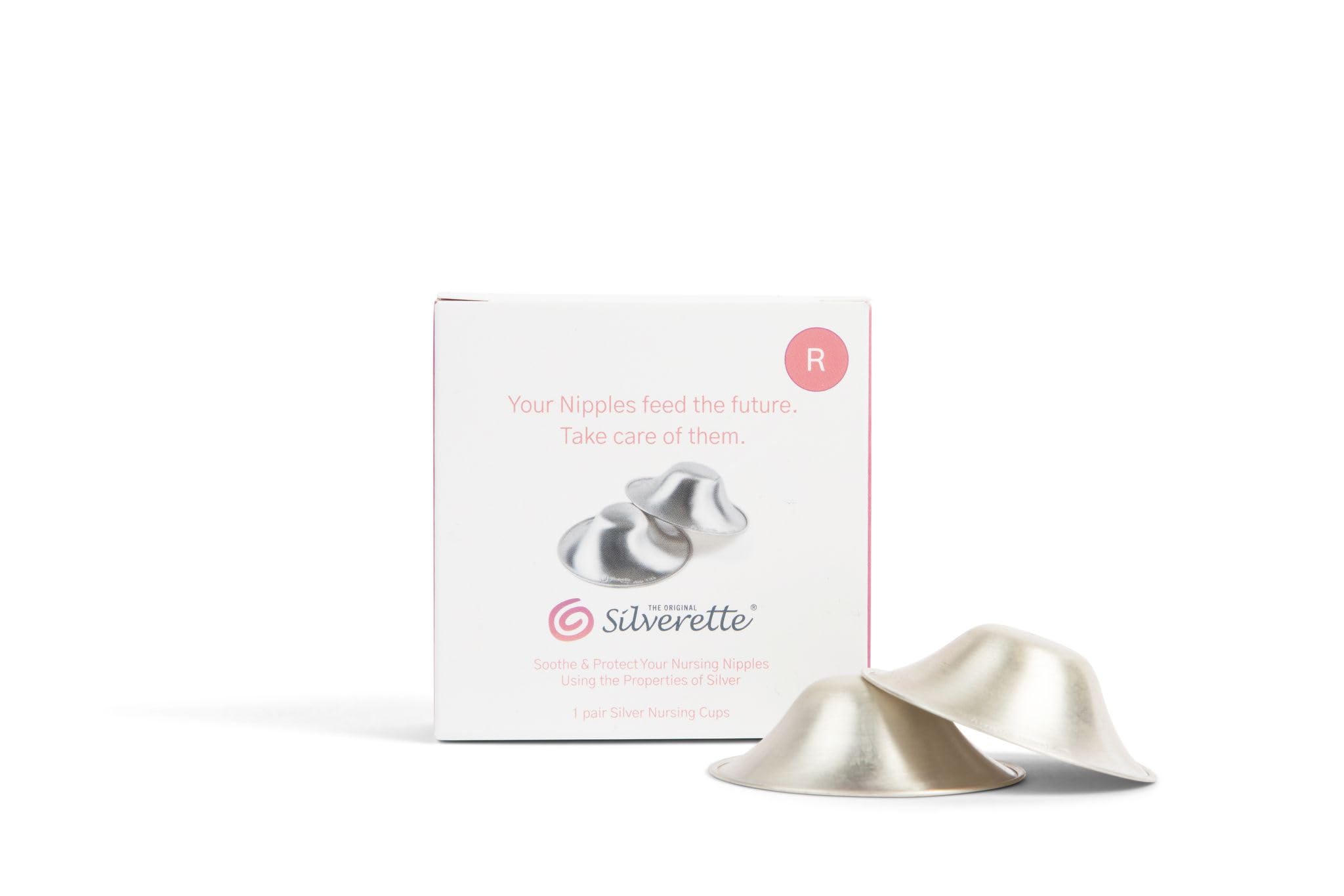Silverette Original & XL Nursing Cups Bundle (2-Pack) - Soothe & Protect Sore Nipples for Breastfeeding Moms - Perfect for Postpartum Care & Nursing Comfort