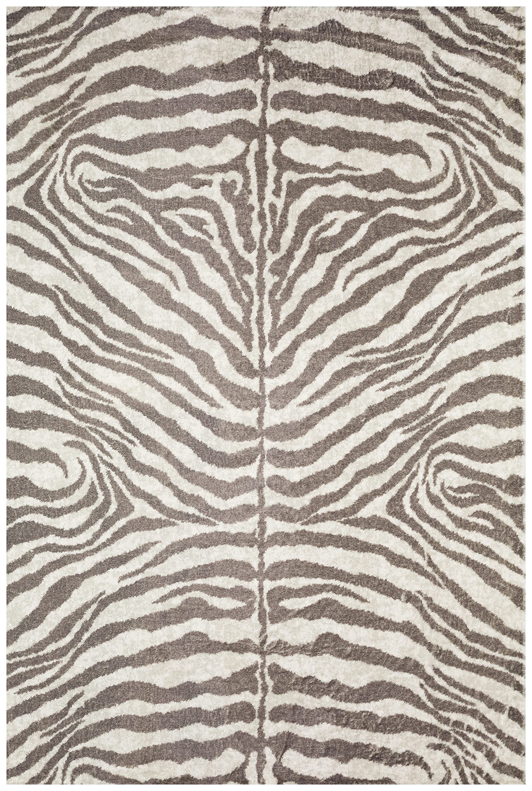 Addison Rugs Safari ASF31 Taupe Washable 8' x 8' Indoor/Outdoor Round Area Rug - Machine Washable, Non-Shedding, Easy Clean - Perfect for Bedroom, Living Room, Dining Room, Kitchen, Entryway & Patio Decor