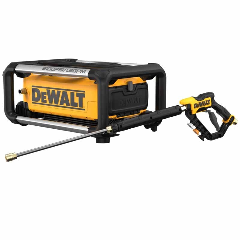 2100 MAX PSI 1.2 GPM 13 Amp Electric Cold Water Pressure Washer for Home & Jobsite Cleaning - Ideal for Driveways, Decks, Patios & Outdoor Surfaces