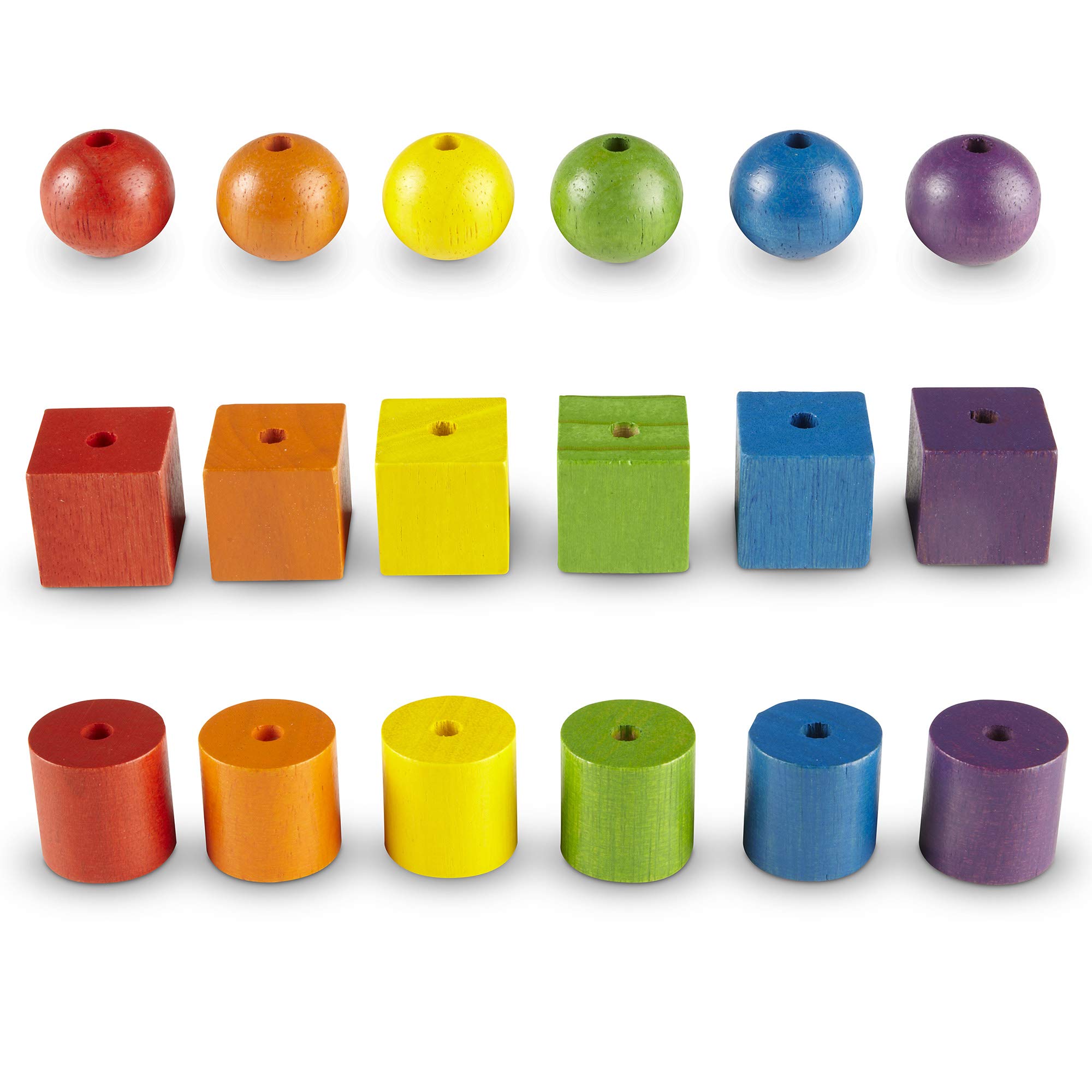Learning Resources Beads and Patterns Card Set - 130 Piece Educational Toy for Kids Ages 3+, Fine Motor Skills Activity, Classroom Teacher Supplies, Back to School Essentials - Perfect for Preschool Learning, Homeschool Activities & Occupational Therapy Games