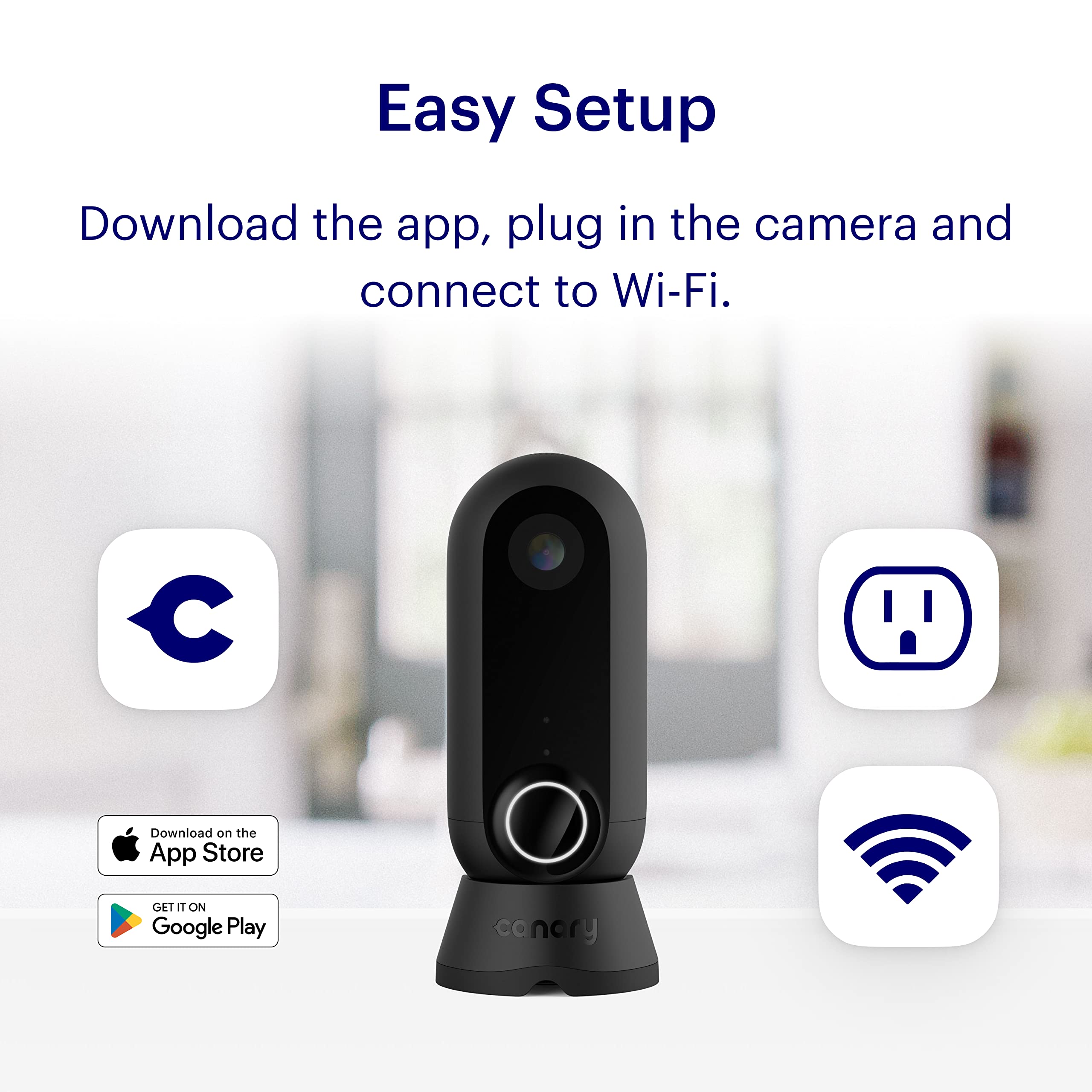 Canary Flex Outdoor & Indoor Wireless Security Camera - Weatherproof, 2-Way Audio, Smart Motion Alerts, Works with Alexa & Google Assistant | Home Security, Baby Monitor, Pet Camera for Day & Night Protection