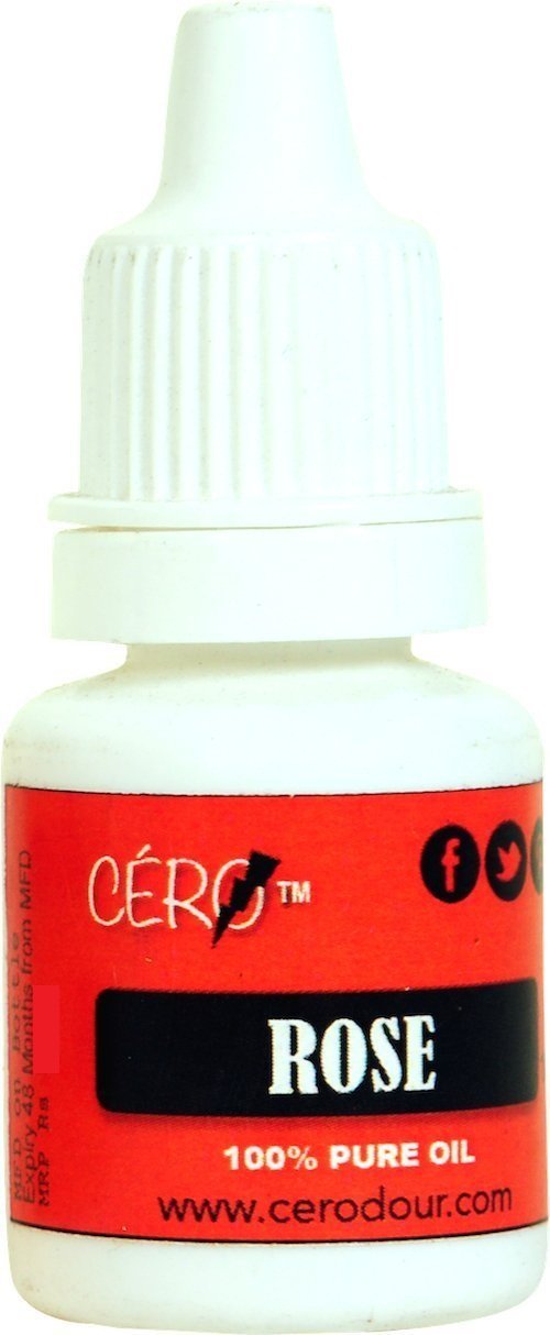 100% Pure Rose Essential Oil - 10ml Natural Aromatherapy Oil for Skin Care, Relaxation & Massage | CERO Brand