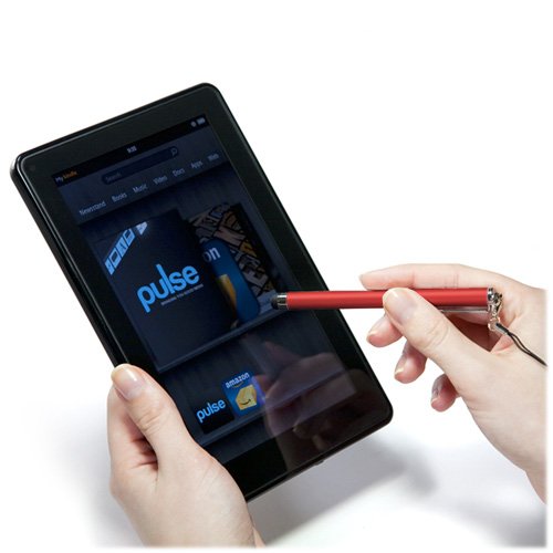 BoxWave Stylus Pen 3-Pack for Carlson Surveyor 2 - Precision Capacitive Stylus with Soft Tip (Crimson Red) - Perfect for Drawing, Note-Taking & Touchscreen Devices