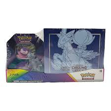 Pokemon Chilling Reign Elite Trainer Box & Slowbro Heroes V Tin Sealed - Premium Collectible Cards for Trading, Battling and Display | Perfect for Pokemon TCG Players, Collectors and Gift Giving