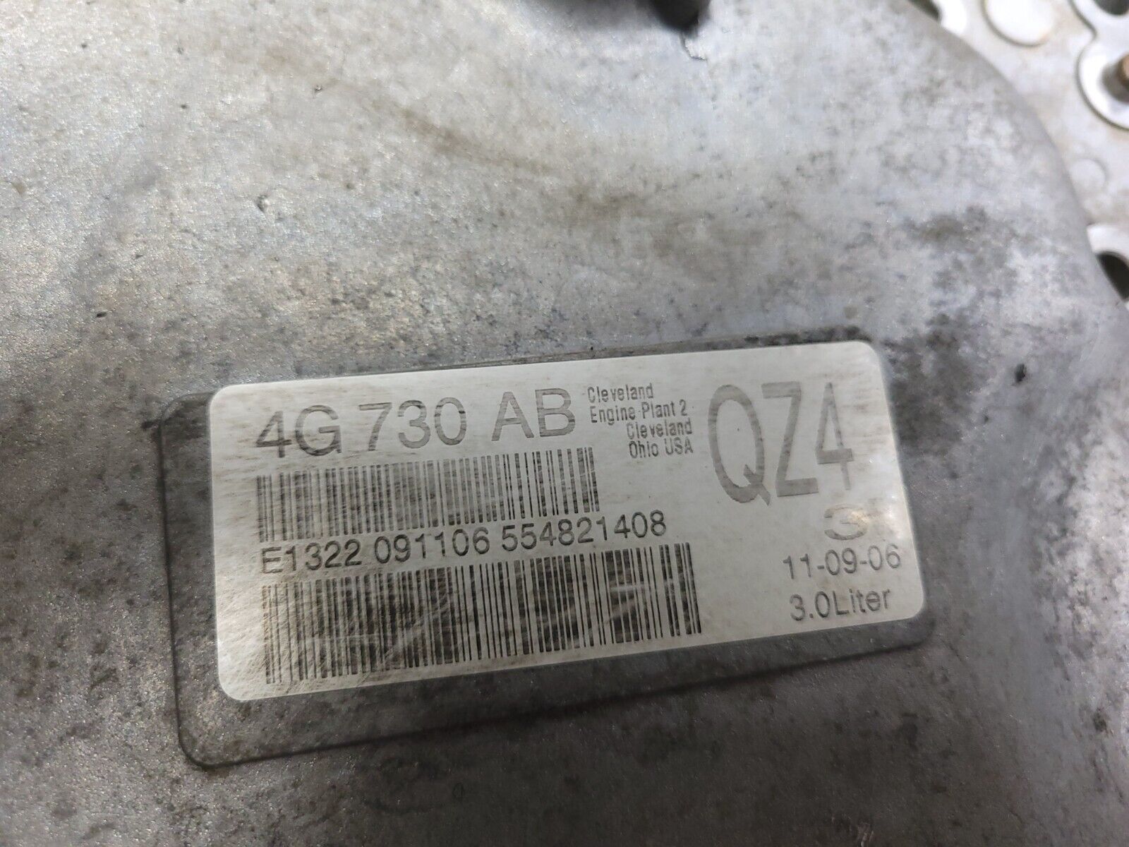 02 08 Jaguar X-Type Engine Timing Cover OEM 86k Miles - Replacement Part for Jaguar X-Type 2002-2008 Models - Perfect for Engine Repair & Maintenance