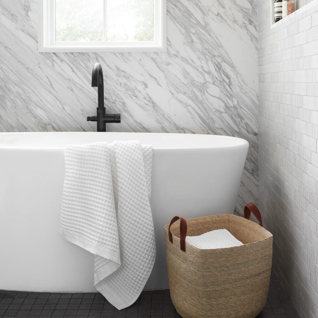 Premium Imabari Waffle Weave Bath Towels - Ultra Soft & Absorbent Japanese Cotton Towel Set for Spa, Bathroom & Luxury Home Use