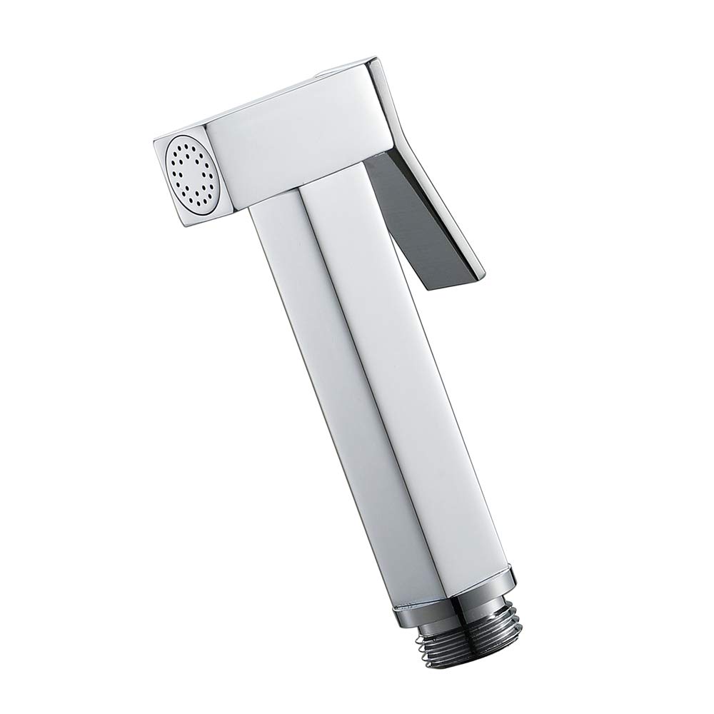 Premium Handheld Brass Shower Sprayer for Bathroom, Pet Bathing, Squat Toilet & Floor Cleaning - Durable B Color - Perfect for Home, RV & Outdoor Use