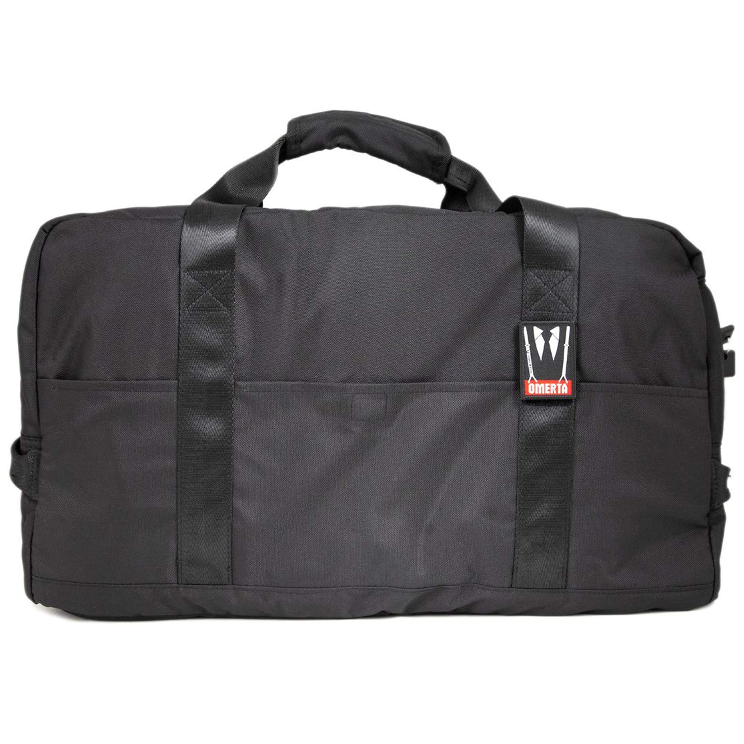 Dime Bags Omerta Associate Duffle Bag - Lockable Zippered Travel Bag with Carbon Filter & Odor Control Technology (Black) | Perfect for Gym, Travel & Secure Storage