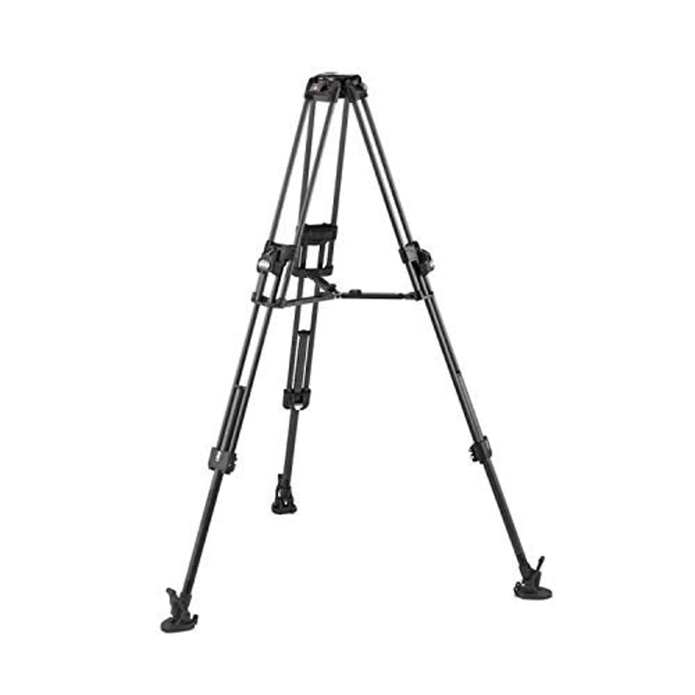 Manfrotto Carbon Fiber 645 Professional Video Camera Tripod - Fast Twin Legs Stand for DSLR, Mirrorless Cameras & Camcorders - Perfect for Videography, Vlogging & Live Streaming