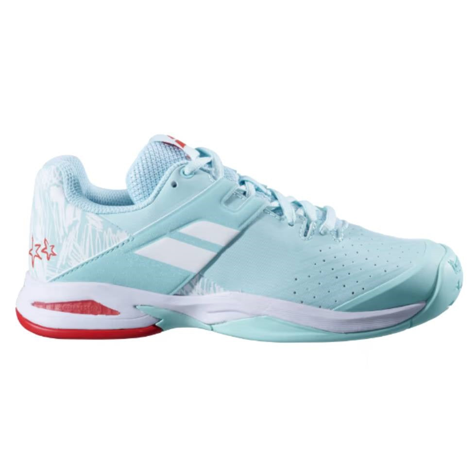 Babolat Propulse AC Junior Tennis Shoes for Kids - Lightweight & Durable Blue/White Sneakers - Perfect for Court Training & Junior Tennis Matches