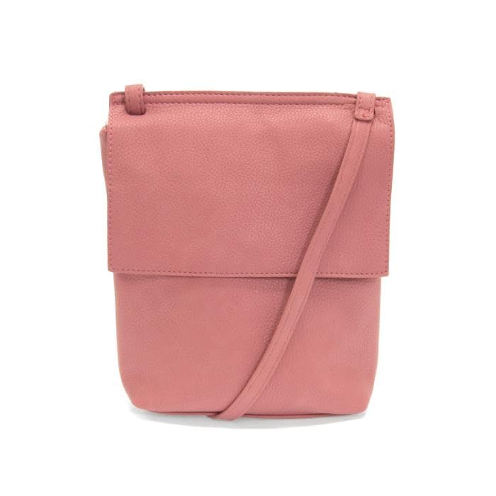 Joy Susan Women's Aimee Front Flap Crossbody Bag - Stylish Leather Shoulder Purse for Everyday Use, Work, and Travel | Fashionable Handbag for Women