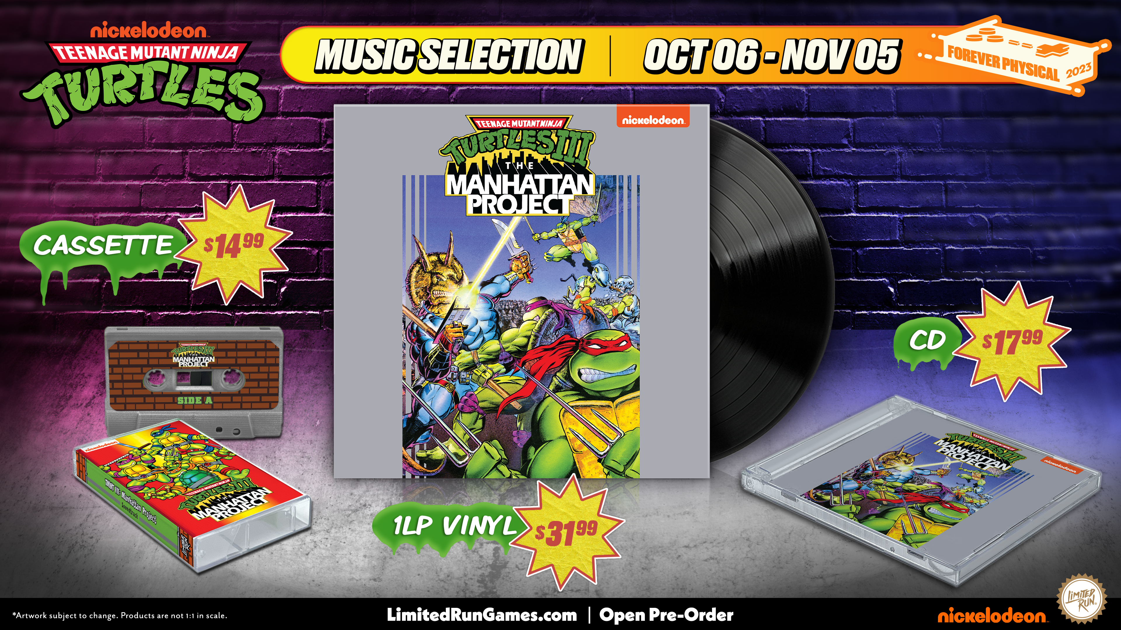 Teenage Mutant Ninja Turtles III: The Manhattan Project Original Soundtrack Cassette Tape - Retro 90s Movie Music for TMNT Fans & Collectors - Perfect for Nostalgic Listening and Gaming Sessions