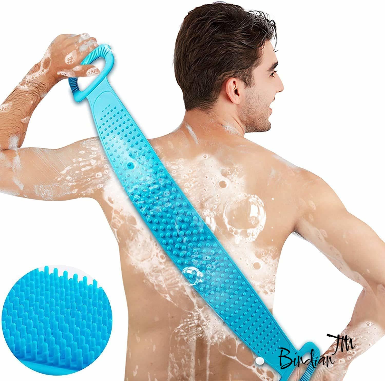 Double-Sided Silicone Body Scrubber - Deep Cleaning & Exfoliating for Shower & Spa