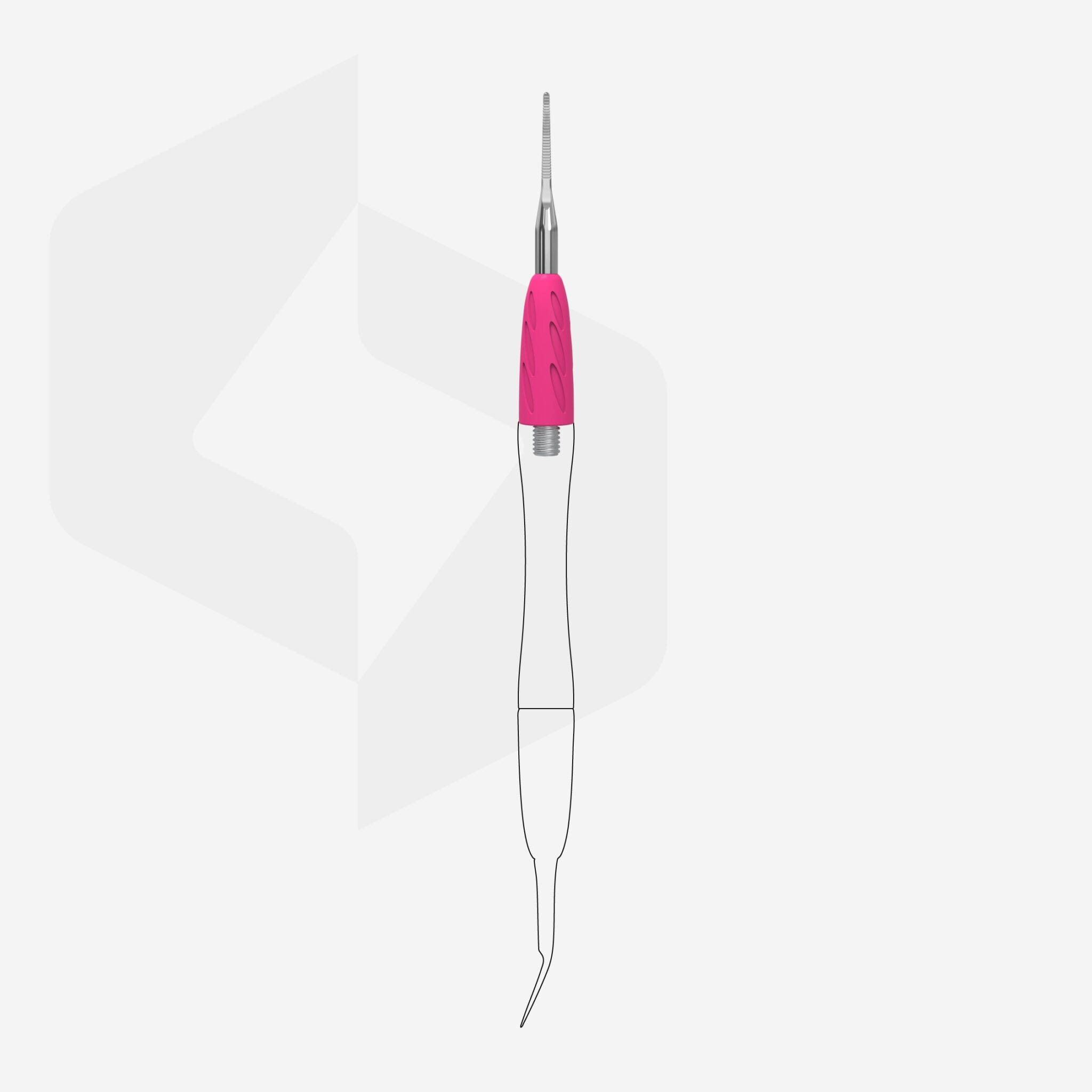 Staleks Professional Narrow Toenail File with Bent End - UNIQ 35 Pusher Combo for Pedicure & Nail Care | Perfect for Salon, Home Use & Manicure Kits