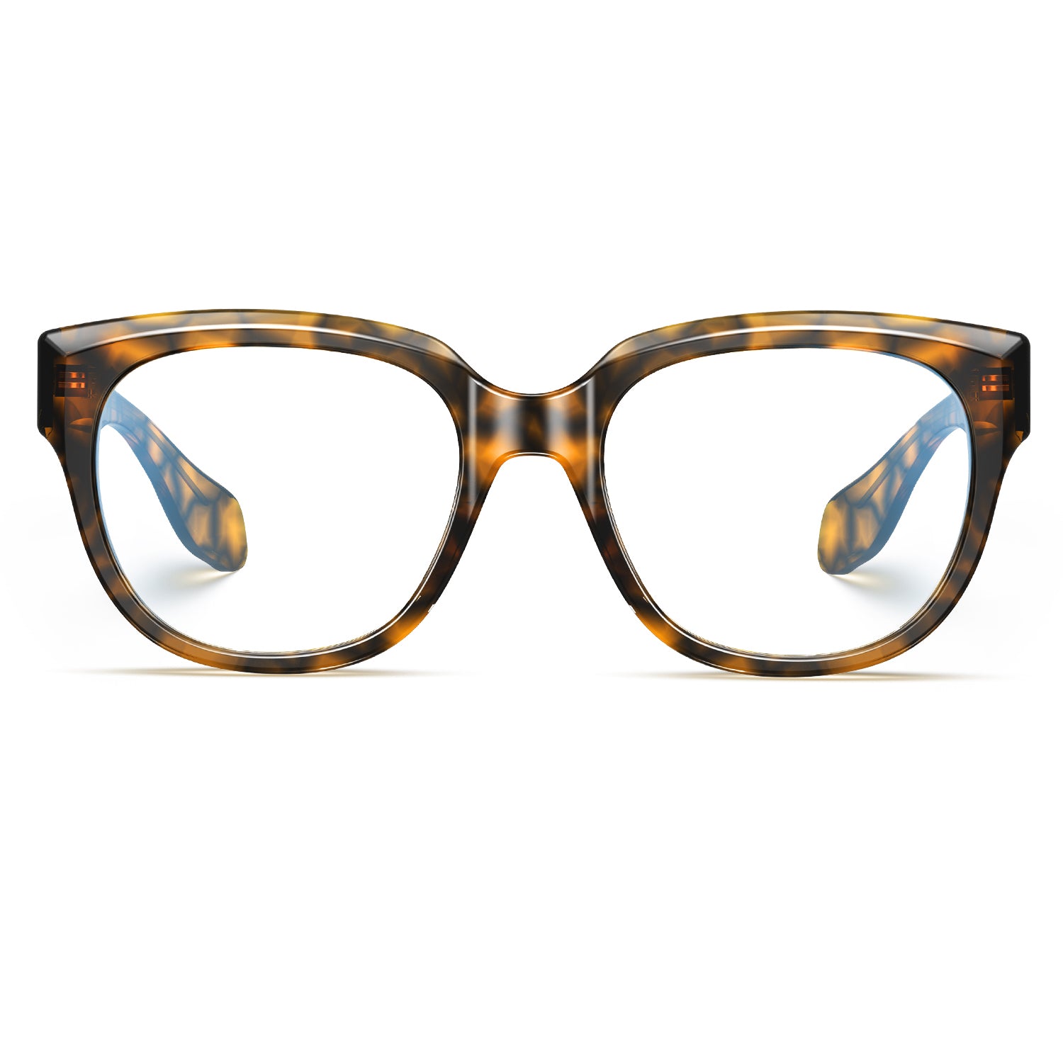 Blue Light Blocking Glasses for Screen Use - Blaze Round Computer Glasses for Eye Strain Relief | Gaming, Reading & Office Work