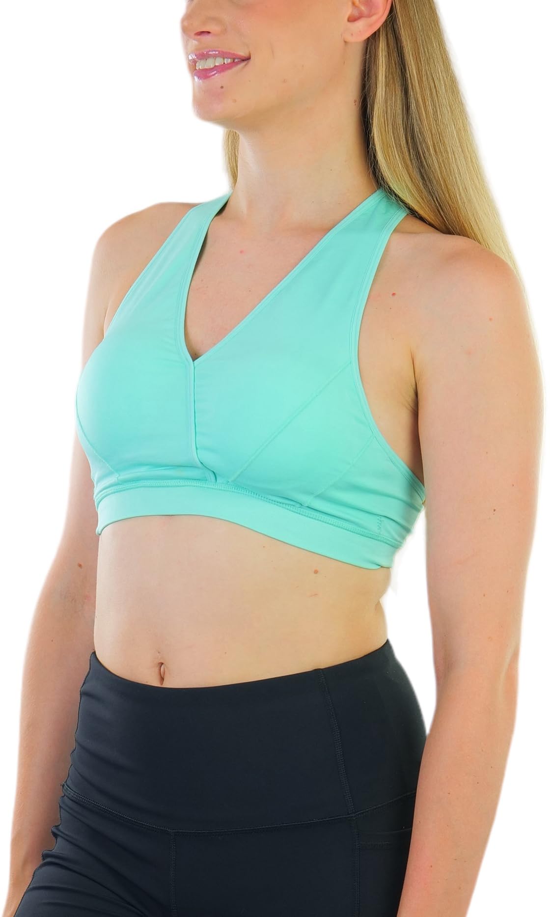 ToBeInStyle Women's Seamless Supportive Wire-Free Sports Bras & Bralettes - Comfortable Workout, Yoga, Running & Lounge Wear for Active Women
