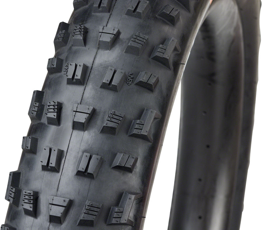 45NRTH Vanhelga Tubeless Folding Bike Tire - 27.5 x 4.5 Inches, 120 TPI, Black (11 000286) - Perfect for Winter Fat Biking and Snow Trail Adventures