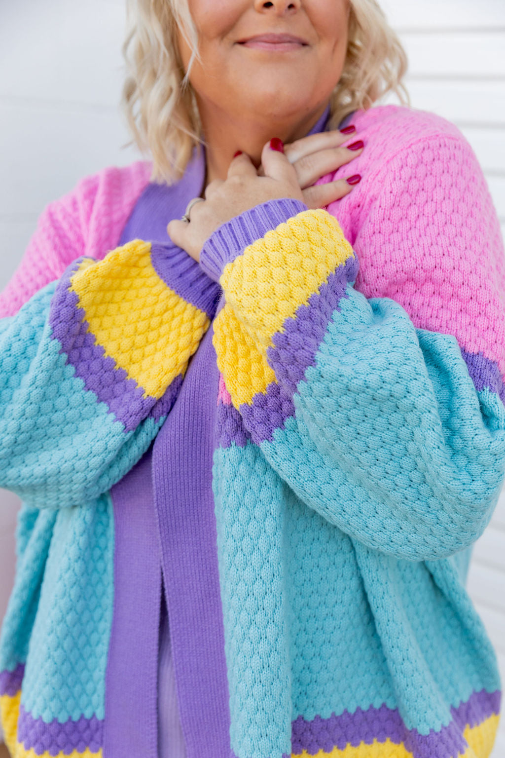 Stylish Marbelle Knit Cardigan - Soft Pastel Colors | Perfect for Spring Outfits & Cozy Layering