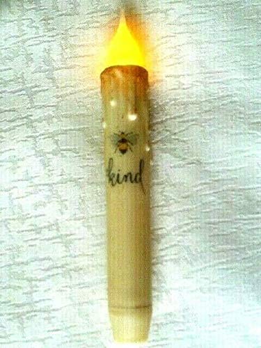 BEE Kind Timer Taper Candle Rings - 6.5