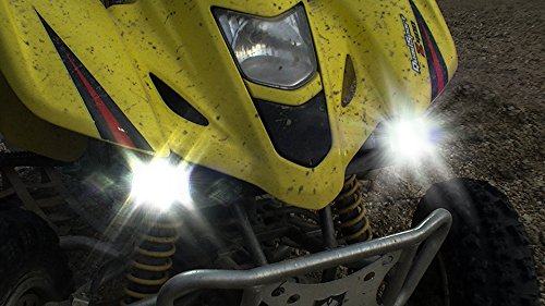 High-Performance 6000K LED Lamps for Suzuki QuadSport Z400 Z250 Z90 Z50 & KingQuad 400 ATVs - Durable Off-Road Lighting for Night Riding & Trail Adventures