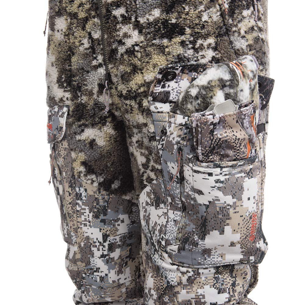 Sitka Men's Insulated Fanatic Bib - Waterproof Hunting Bibs for Cold Weather, Realtree Camo Hunting Pants with Knee Pads - Ideal for Deer Hunting, Duck Hunting & Outdoor Adventures