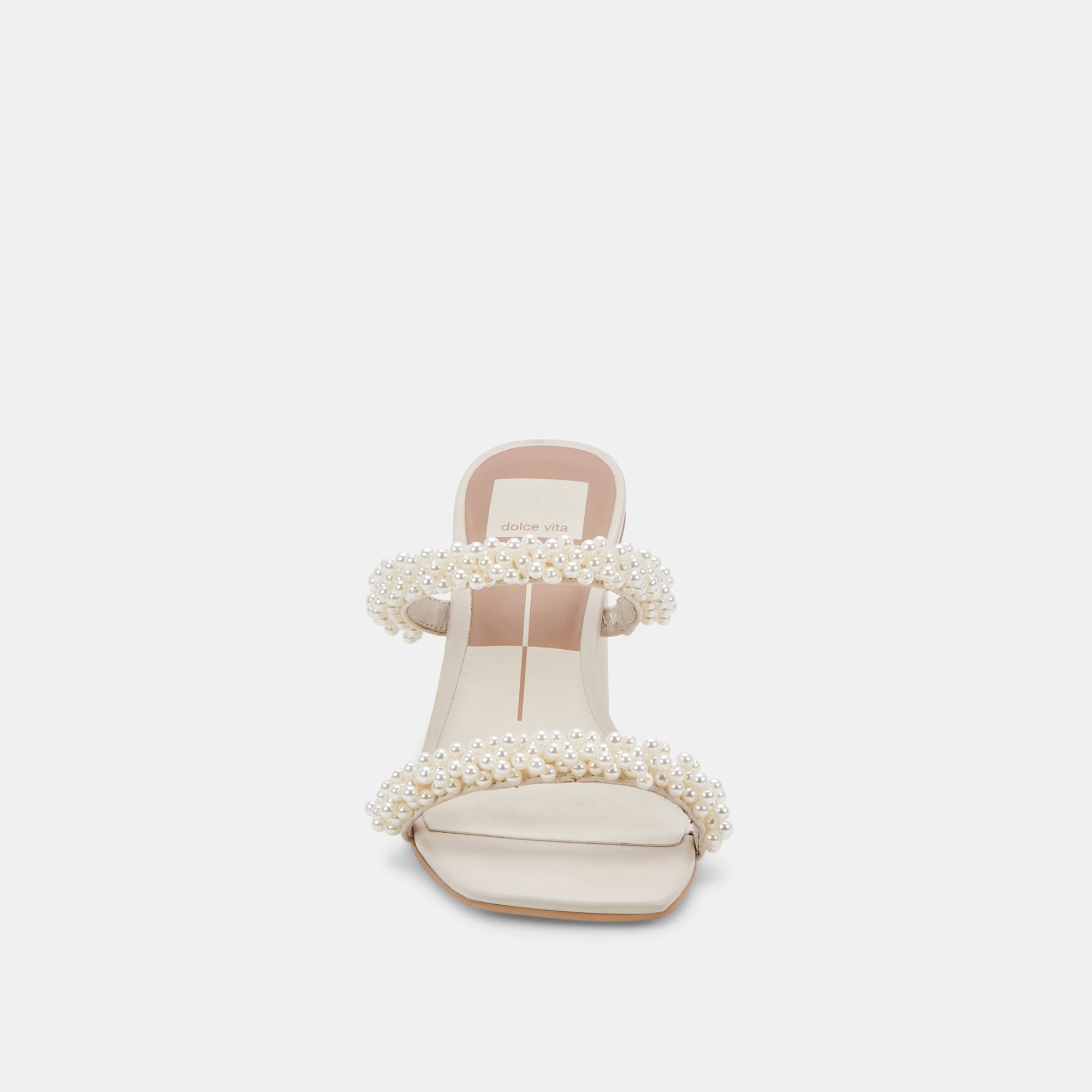 NOEL HEELS VANILLA PEARLS - Elegant Women's High Heel Shoes with Pearl Accents | Perfect for Weddings, Parties & Special Occasions