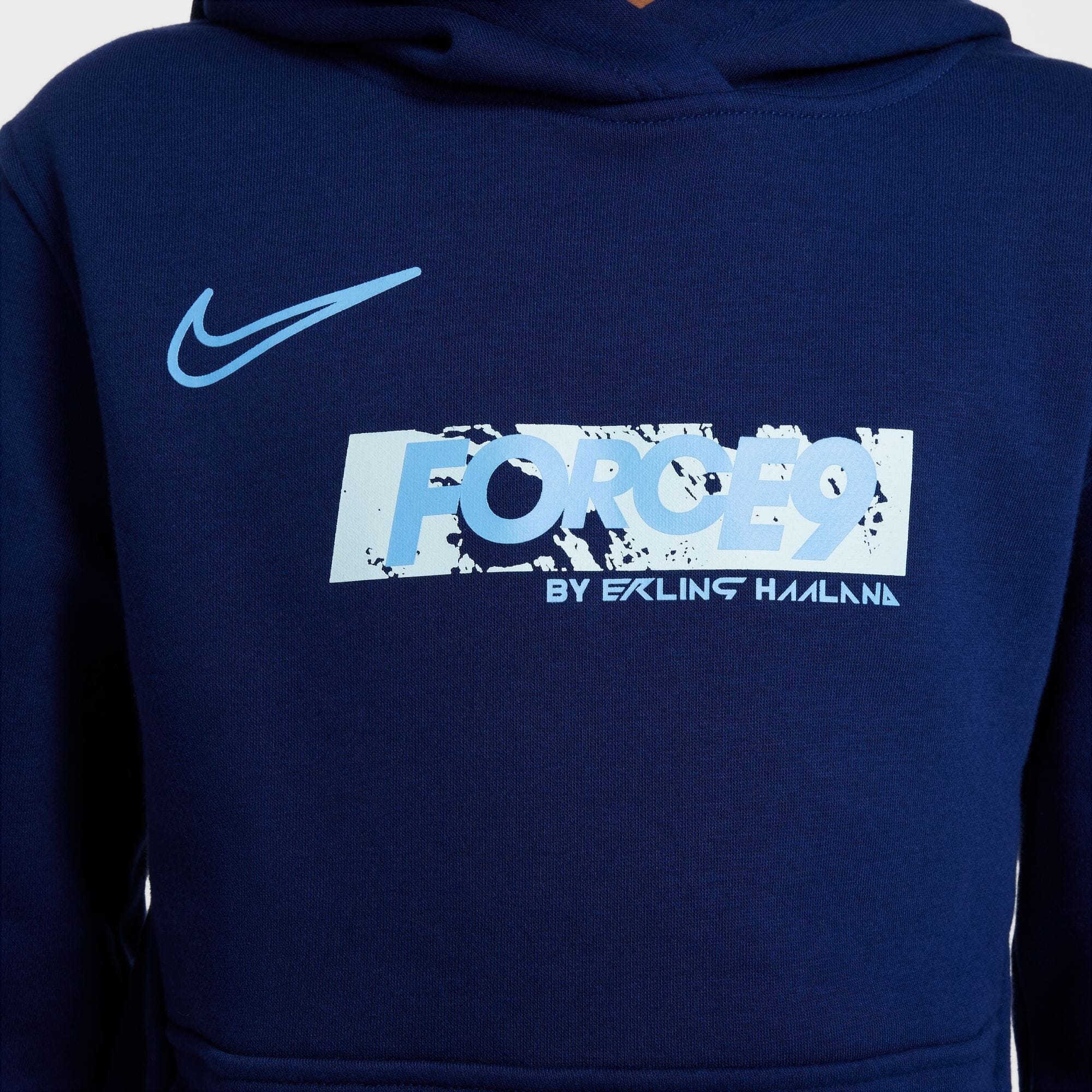 Erling Haaland Fleece Hoodie for Kids - Warm & Cozy Soccer Pullover (HJ3837 492) - Perfect for Game Day, School & Winter Playdates