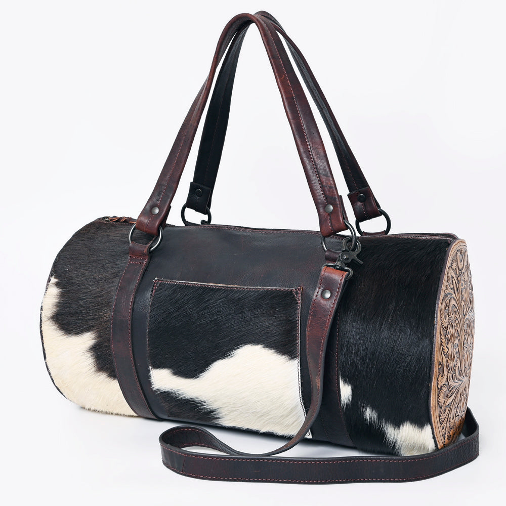 Genuine Leather Women's Western Handbag Purse with Hair On - American Darling ADBGZ742 - Perfect for Cowgirl Style, Rodeo Events & Country Fashion