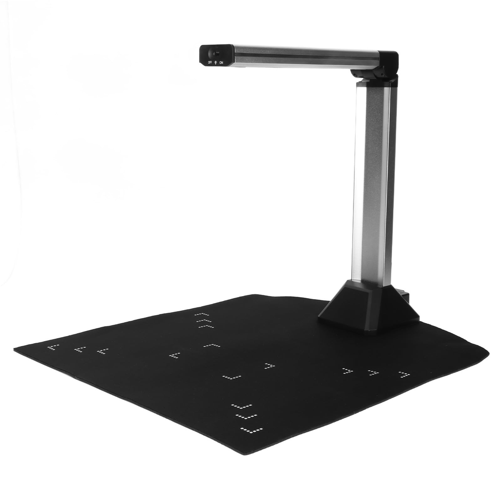 Professional A4 Book & Document Scanner - 5MP High Definition Auto-Focus USB Camera with OCR Technology | Portable for Office, Library & Home Use