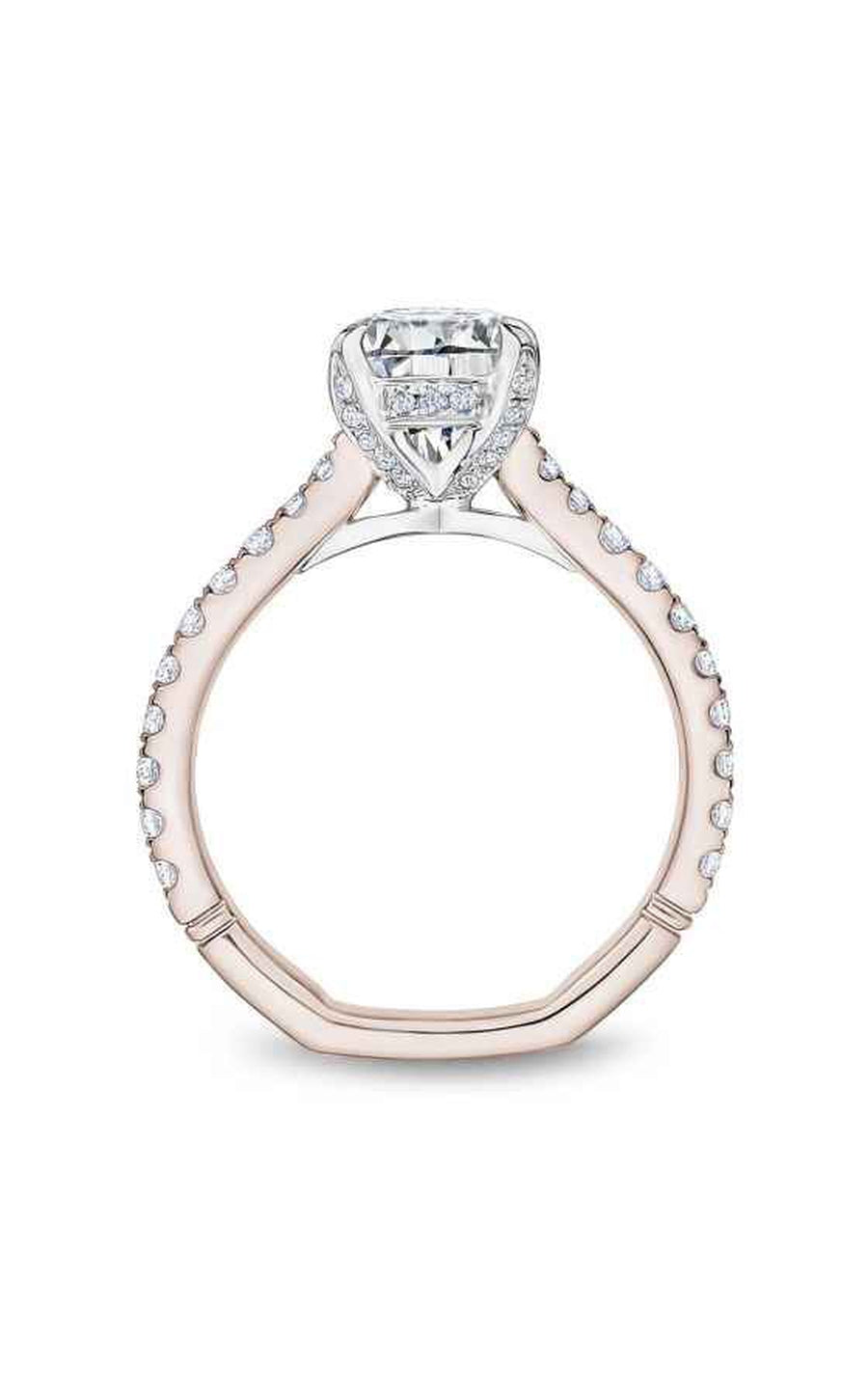 Noam Carver Atelier A007 02RWA Diamond Engagement Ring - 14K White Gold Wedding Band for Women, Perfect for Proposals & Anniversaries